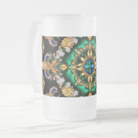 Fosco de vidro com design de cor brasileira