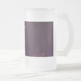 Caneca De Cerveja Vidro Jateado Fosco do Fireworks Mug