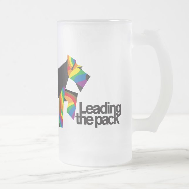 Caneca De Cerveja Vidro Jateado Fosco LTP Mug (Direita)