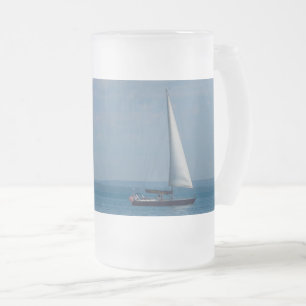 Caneca De Cerveja Vidro Jateado Fosco Mackinac para navegação
