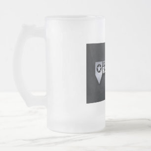 Caneca De Cerveja Vidro Jateado FOSCO ORP Beer Mug