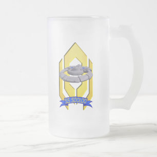 Caneca De Cerveja Vidro Jateado Fosco Sooloo Mug