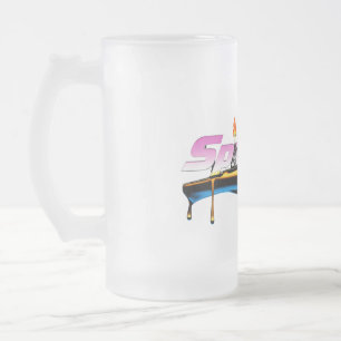 Caneca De Cerveja Vidro Jateado Fosco SpillLife - Vista Legal.