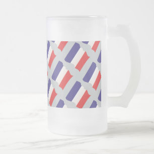 Caneca De Cerveja Vidro Jateado Frankreich França Francia Tasse