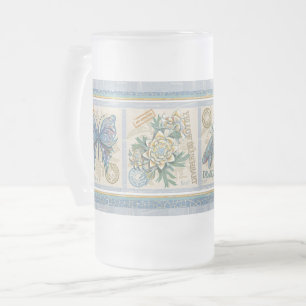 Caneca De Cerveja Vidro Jateado G Gabinete de Criação