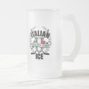 Caneca De Cerveja Vidro Jateado Gelo Italiano