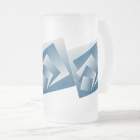 Geometria azul-teal
