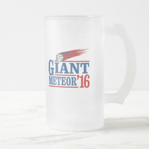 Caneca De Cerveja Vidro Jateado Gigante Meteor 2016