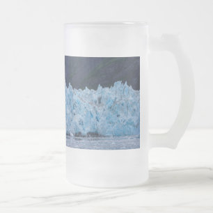 Caneca De Cerveja Vidro Jateado Glaciar no Príncipe William Sound Alaska Fosco Gla
