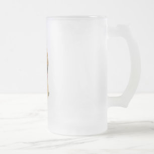 Caneca De Cerveja Vidro Jateado Golden retriever 9K011D-08