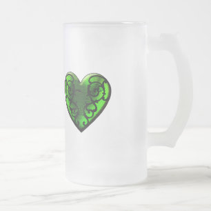 Caneca De Cerveja Vidro Jateado Gótico, Rua verde do dia de Patrick