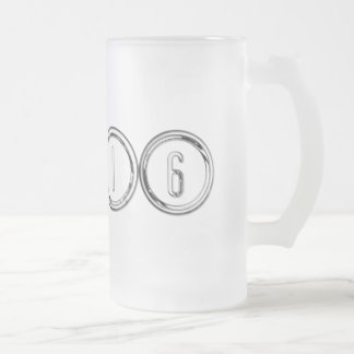 Caneca De Cerveja Vidro Jateado Graduação Chrome 2016 Mug 5
