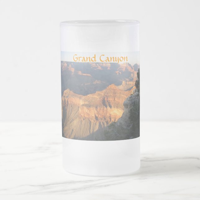 Caneca De Cerveja Vidro Jateado Grand Canyon (Centro)