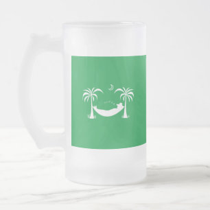 Caneca De Cerveja Vidro Jateado Hammock