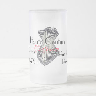 Caneca De Cerveja Vidro Jateado Haute Couset Thunder_Cove