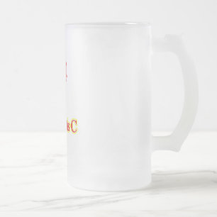 Caneca De Cerveja Vidro Jateado Hepatite C