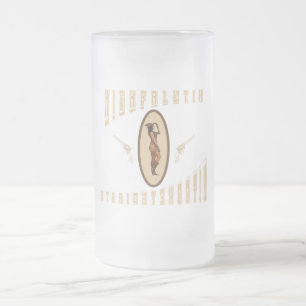 Caneca De Cerveja Vidro Jateado Hetero de Highfalutin a oeste