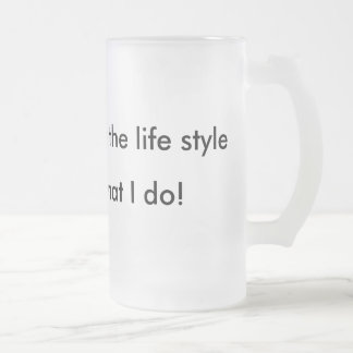 Caneca De Cerveja Vidro Jateado Hip Hop, é o estilo de vida, rap, é o que eu faço!