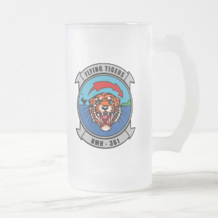 Caneca De Cerveja Vidro Jateado HMH-361 "Flying Tigers "