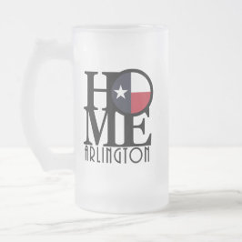 Caneca De Cerveja Vidro Jateado HOME Arlington