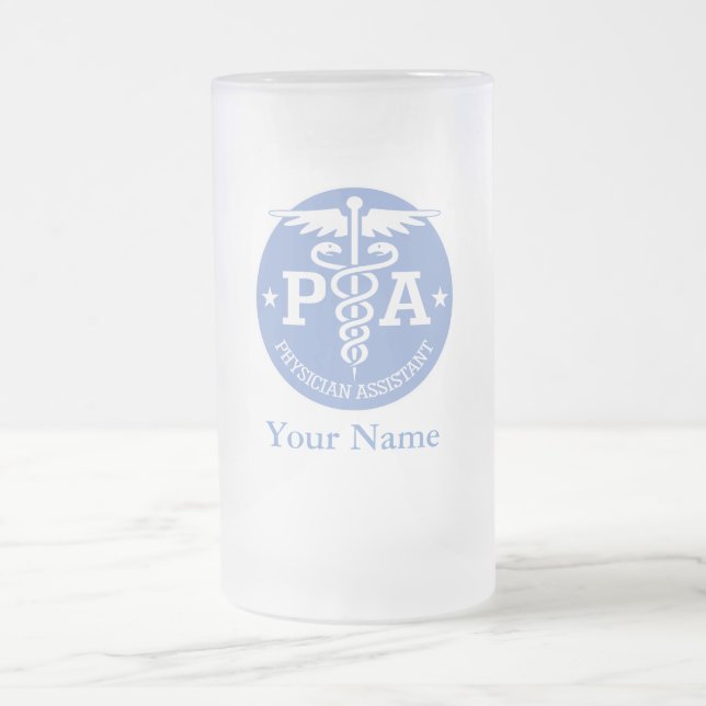 Caneca De Cerveja Vidro Jateado Ideias de presente PA2 para Caduceus (Centro)
