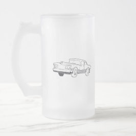 Caneca De Cerveja Vidro Jateado ilustração do veículo