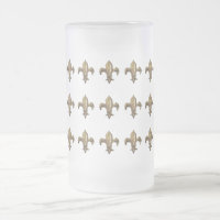 IMPRESSÃO DOURADO ANTIQUED DA FLOR DE LIS