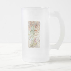 Caneca De Cerveja Vidro Jateado Inverno por Mucha