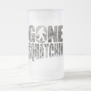 Caneca De Cerveja Vidro Jateado Inverno *Special ido Edition* de Squatchin