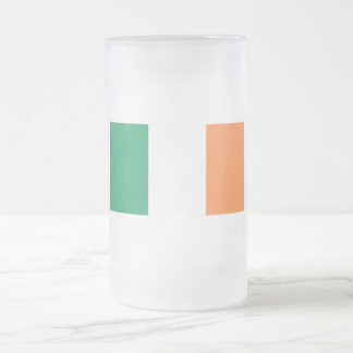 Caneca De Cerveja Vidro Jateado Irish National Flag, Irish Standard, Banner