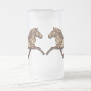 Caneca De Cerveja Vidro Jateado Islandês de bronze