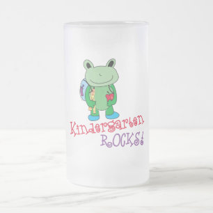 Caneca De Cerveja Vidro Jateado Jardim Infantil Rocks Mug