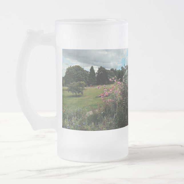Caneca De Cerveja Vidro Jateado Jardins botânicos (Esquerda)