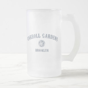 Caneca De Cerveja Vidro Jateado Jardins de Carroll