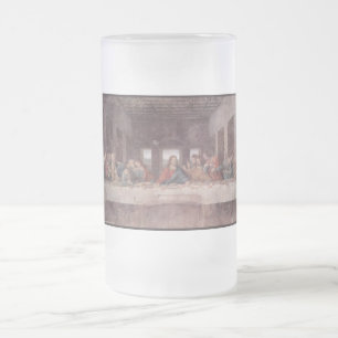 Caneca De Cerveja Vidro Jateado Jesus no último jantar, Leonardo da Vinci