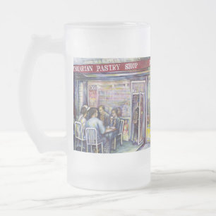 Caneca De Cerveja Vidro Jateado Jovial