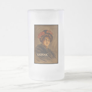 Caneca De Cerveja Vidro Jateado Karama: Romance Japonais Actrice Geisha