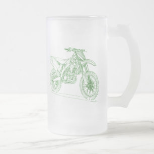 Caneca De Cerveja Vidro Jateado Kaw KX450F 2010