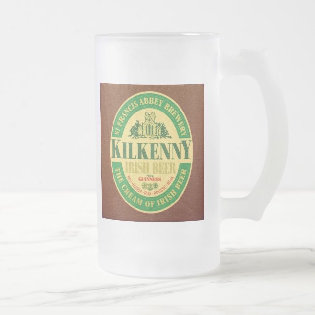 Caneca De Cerveja Vidro Jateado Kilkenny (Direita)