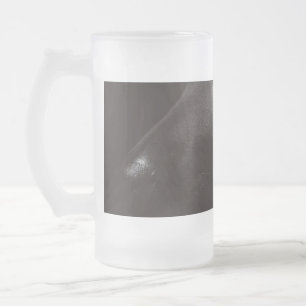 Caneca De Cerveja Vidro Jateado laboratório negro
