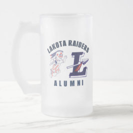 Caneca De Cerveja Vidro Jateado Lakota Alumni Mug
