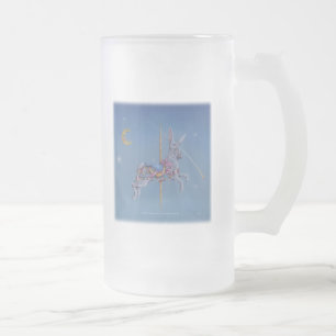 Caneca De Cerveja Vidro Jateado Lâmpadas, Copas - Coelho Carrossel
