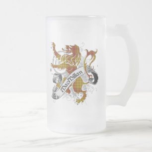 Caneca De Cerveja Vidro Jateado Leão do Tartan de MacMillan