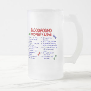 Caneca De Cerveja Vidro Jateado Leis 2 da propriedade do BLOODHOUND