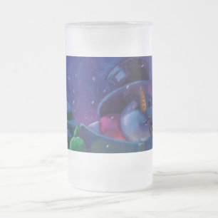 Caneca De Cerveja Vidro Jateado Leitura de Tempo Inteiro