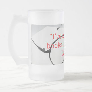 Caneca De Cerveja Vidro Jateado ler muitos livros