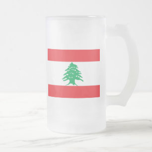 Caneca De Cerveja Vidro Jateado líbano