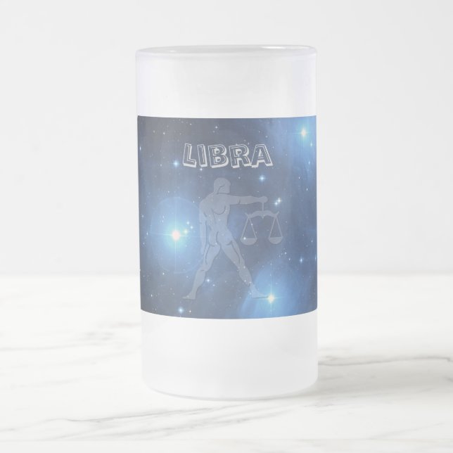 Caneca De Cerveja Vidro Jateado Libra transparente (Centro)