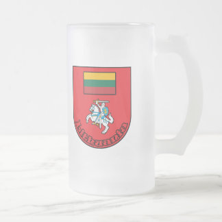 Caneca De Cerveja Vidro Jateado Lithuania