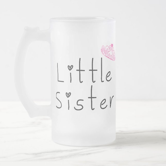 Caneca De Cerveja Vidro Jateado little sister (Esquerda)
